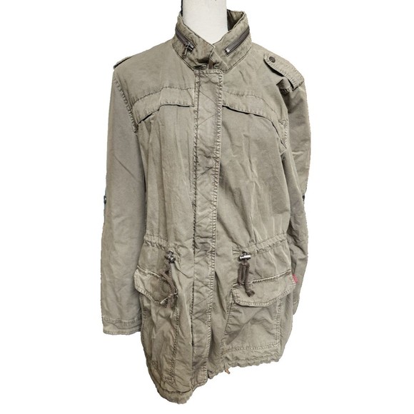 Levi's Utility Jacket Army Green Unisex Size Large - Picture 1 of 11